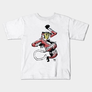 Jolly Spider Monkey Kids T-Shirt